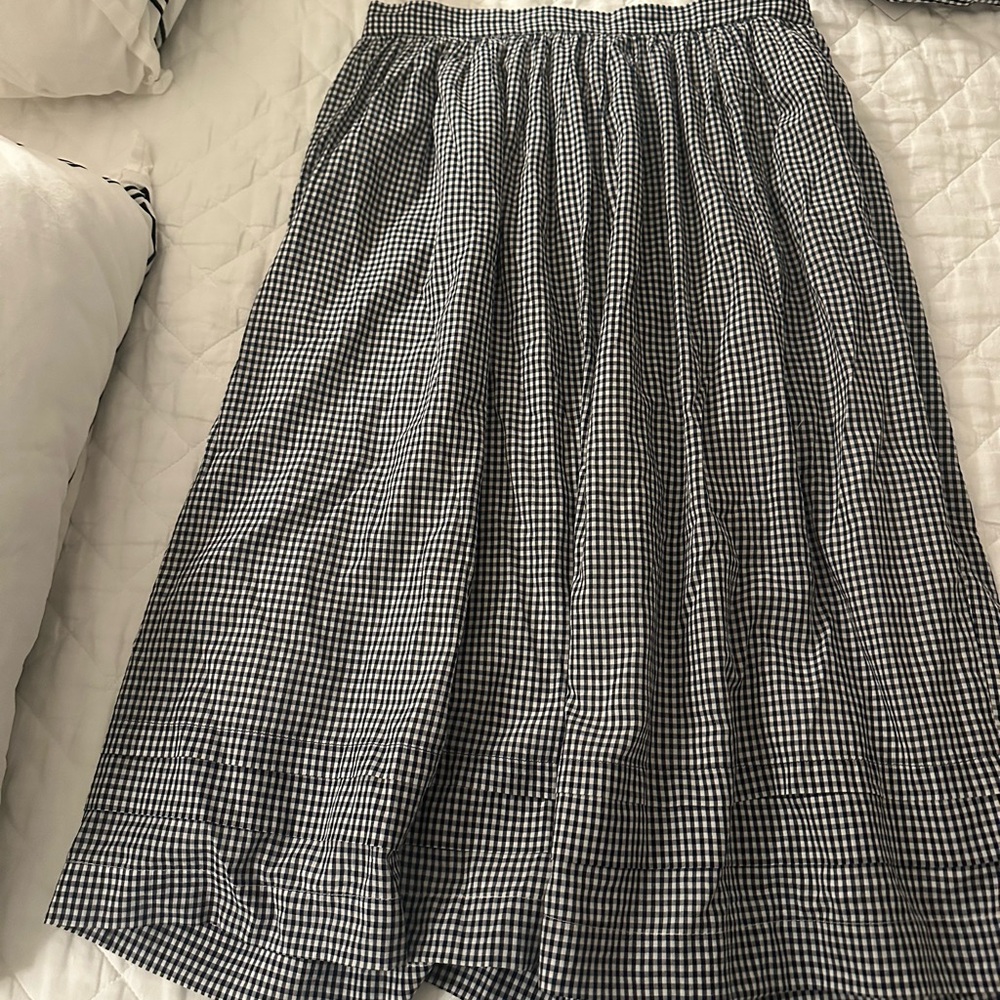 Gap X Doen Gingham Maxi Skirt Size M
